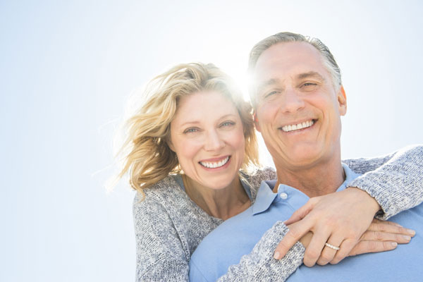 Happy older couple in Chester